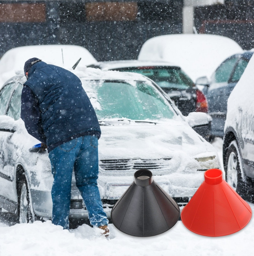 Scraper-Cone Vehicle Snow & Ice Scraper